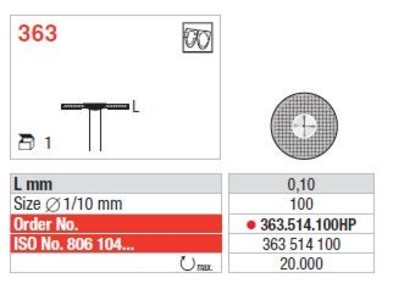 Diamantni separirni disk SUPERFLEX 361. 363