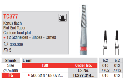 Karbidni finirer "TC377"