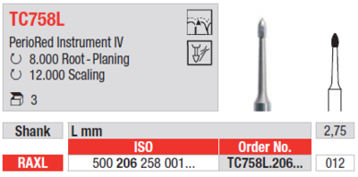 Perio diamant "TC758L"