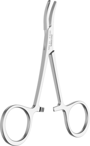 Hemostat 2 Hartmann, curved 10cm