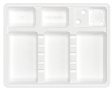 Pladanj za instrumente bijeli 183x140x17mm
