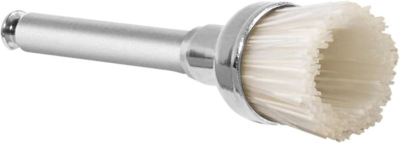 RA, hard, natural bristles, cup, white