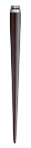 Ebony of Mozambique handle, long, single-end