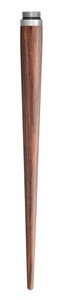 Violett wood handle, long, single-end