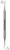Izvijač z okroglim ročajem, dvosmeren, 1,5 / 1,5 mm, št. 18  
