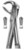 fig.73, English pattern, spodnji molarji