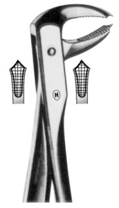 fig.73, English pattern, z oprijemnim profilom, spodnji molarji
