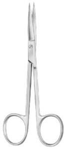 115 mm, straight, sharp, execution with angular handles