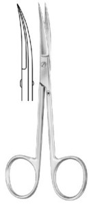 115 mm, curved, sharp, execution with angular handles