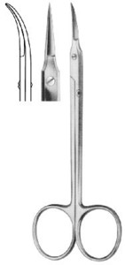 115 mm, curved, very delicate, sharp