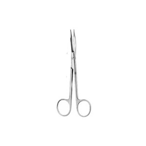 Goldman-Fox, curved, serrated, 130 mm