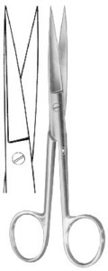 Standard, 115 mm, straight, pointed-pointed