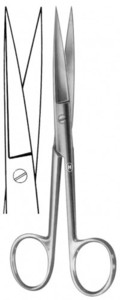 Standard, 145 mm, straight, pointed-pointed