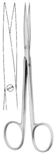 Metzenbaum fino, 145 mm, especially fine, straight, sharp-sharp