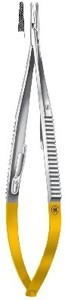 Castroviejo, 140 mm, with lock, with carbide inserts