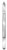 Fahnenstock, 130 mm, all-metal